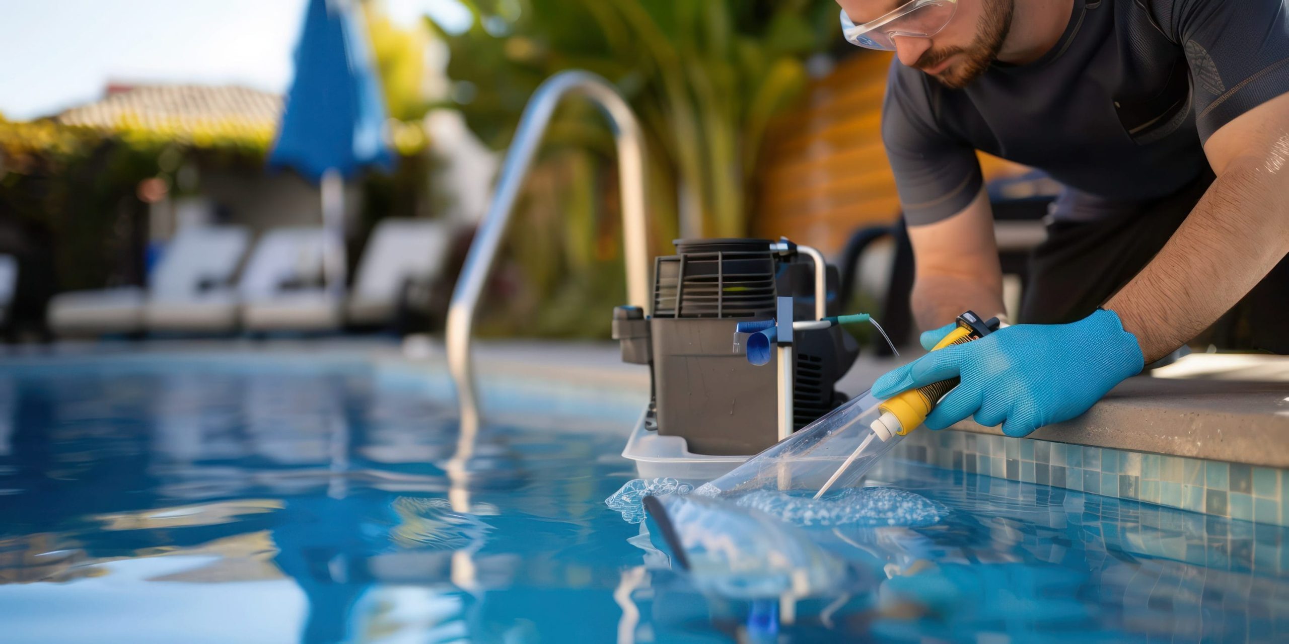 Pool leak repair services