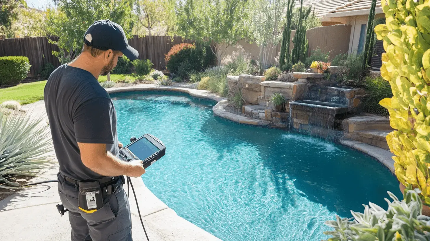 Pool leak repair services