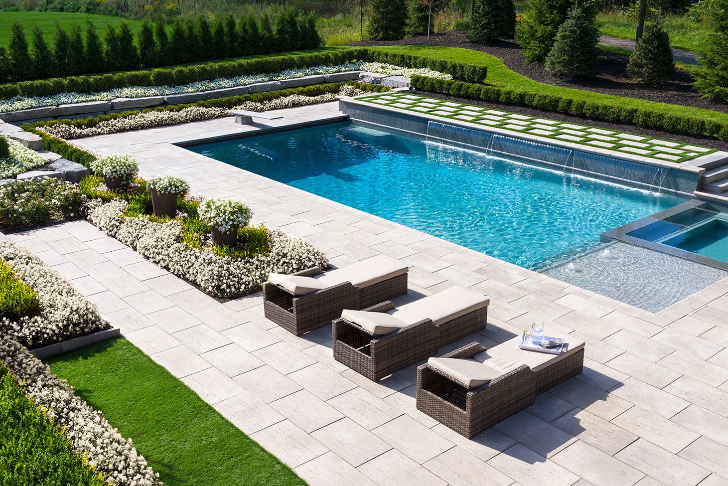 Concrete Pool Decking Ideas